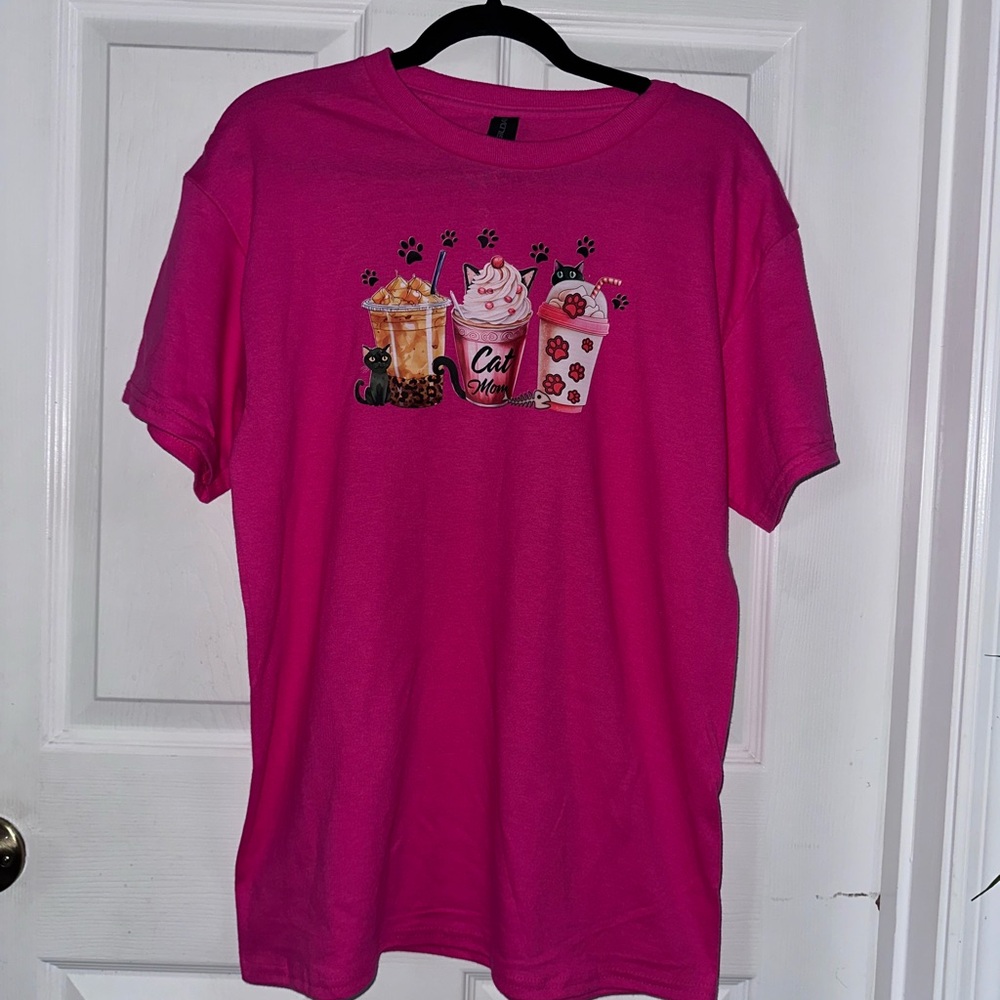 NEW Handcrafted Cat Mom Shirt